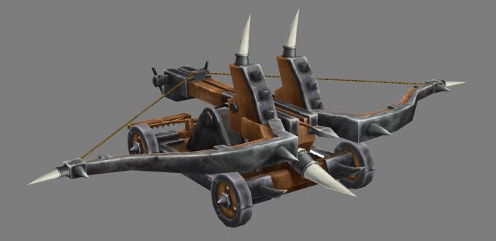 弩车 手绘贴图
