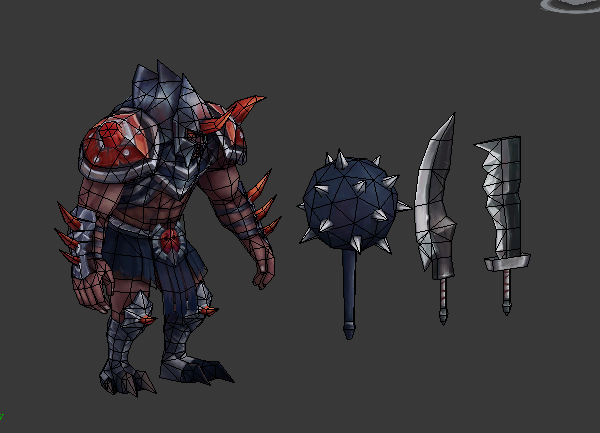 喽啰士兵带武器