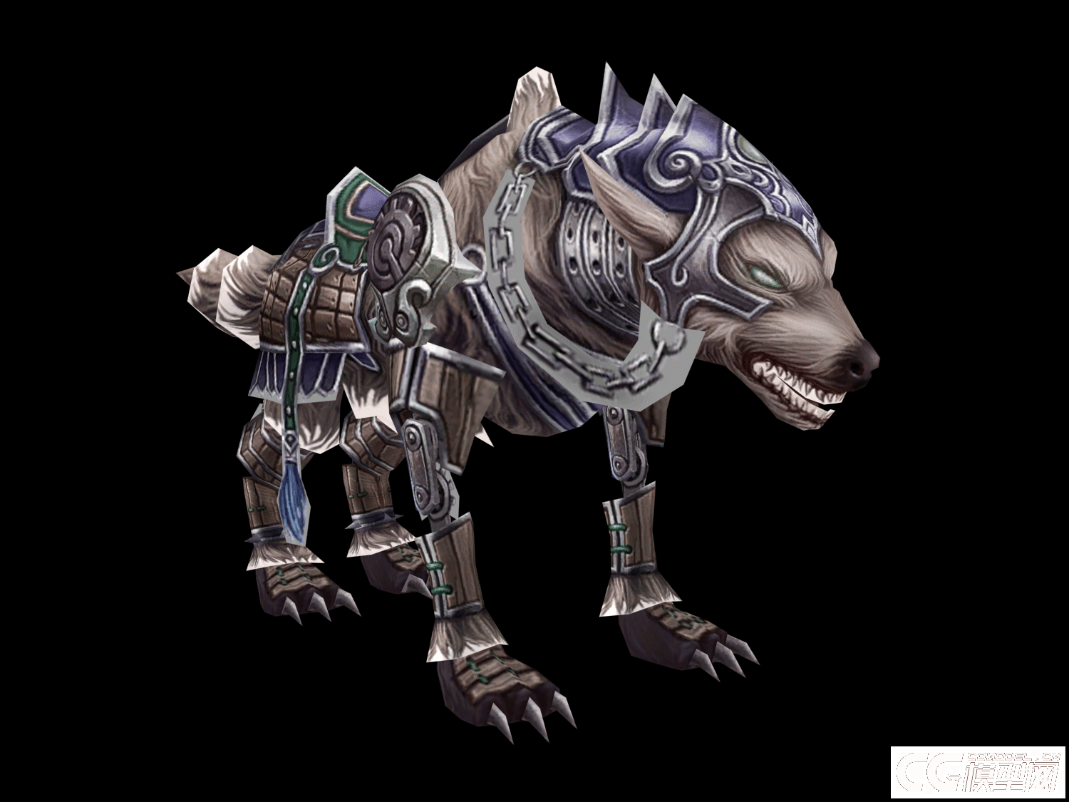 机械狼,机关兽,带绑定