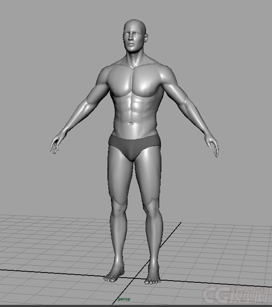 无材质人物模型:现代人物人物类别:男人软件版本:15年版本男性人体