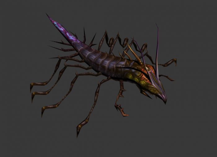 星辰变—游戏场景之爬行虫 八脚虫 怪物虫 巢穴虫