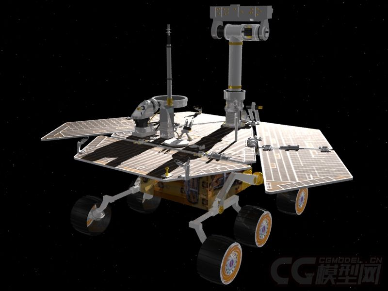 火星车 有材质_jlmdhjlmdh作品_人物机器人/机甲_cg模型网