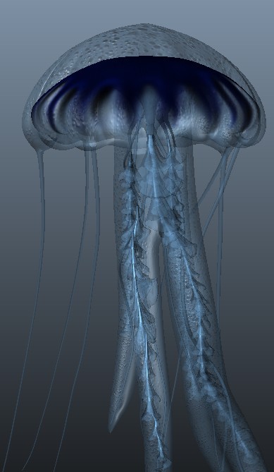 仿生水母的三维模型图片