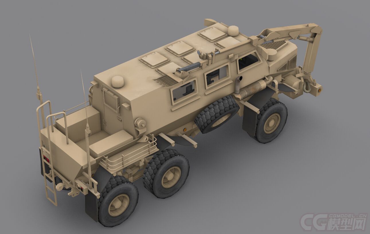 次世代戰爭軍用防地雷反伏擊6x6輪裝甲車 運輸車 越野大卡車 步兵戰車