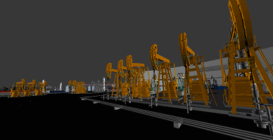 油田采油天然气田打井机油井石油开采