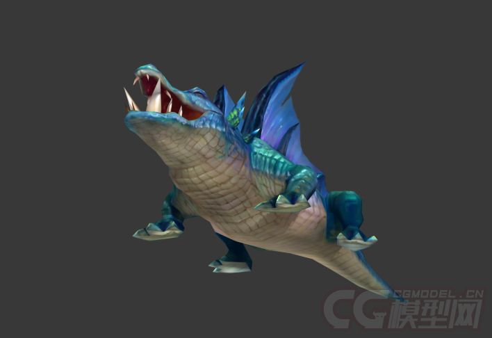 漂亮的鳄鱼深海鳄鱼鳄鱼怪