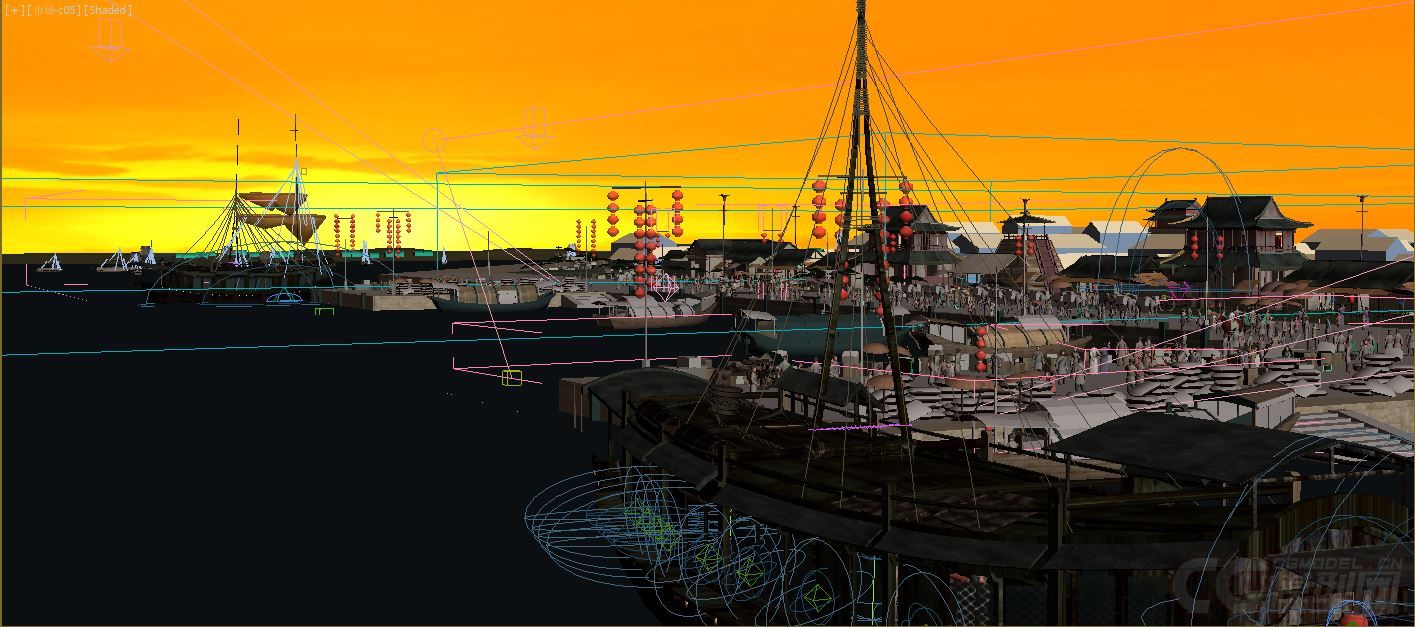 古代码头 古代港口,古代水运码头