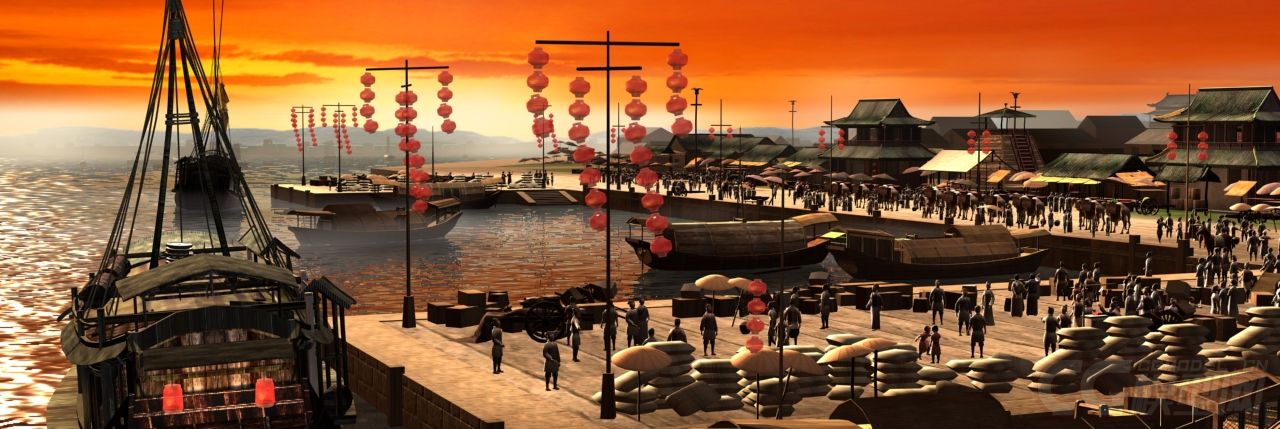 古代码头 古代港口,古代水运码头