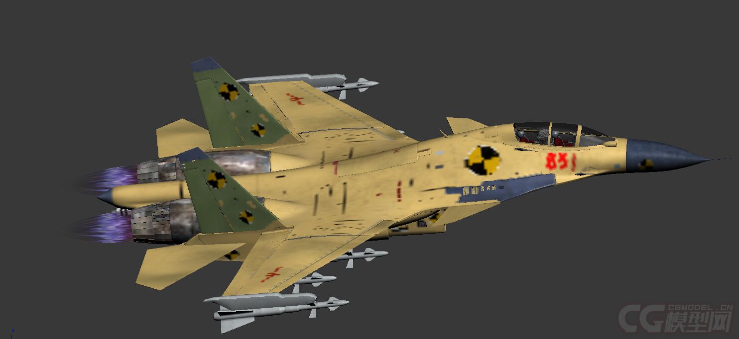 模型材质贴图:有材质模型风格:写实武器模型分类:军事飞机软件版本:12