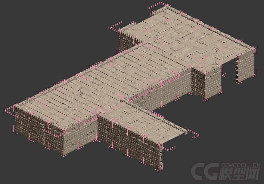 地基 地面 广场地面_xiaohuangya123作品_场景自然场景_cg模型网