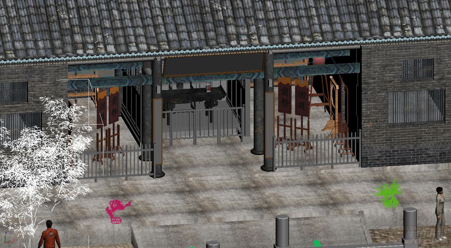 老建筑 衙门 旅游景区 衙门院内 府衙大堂
