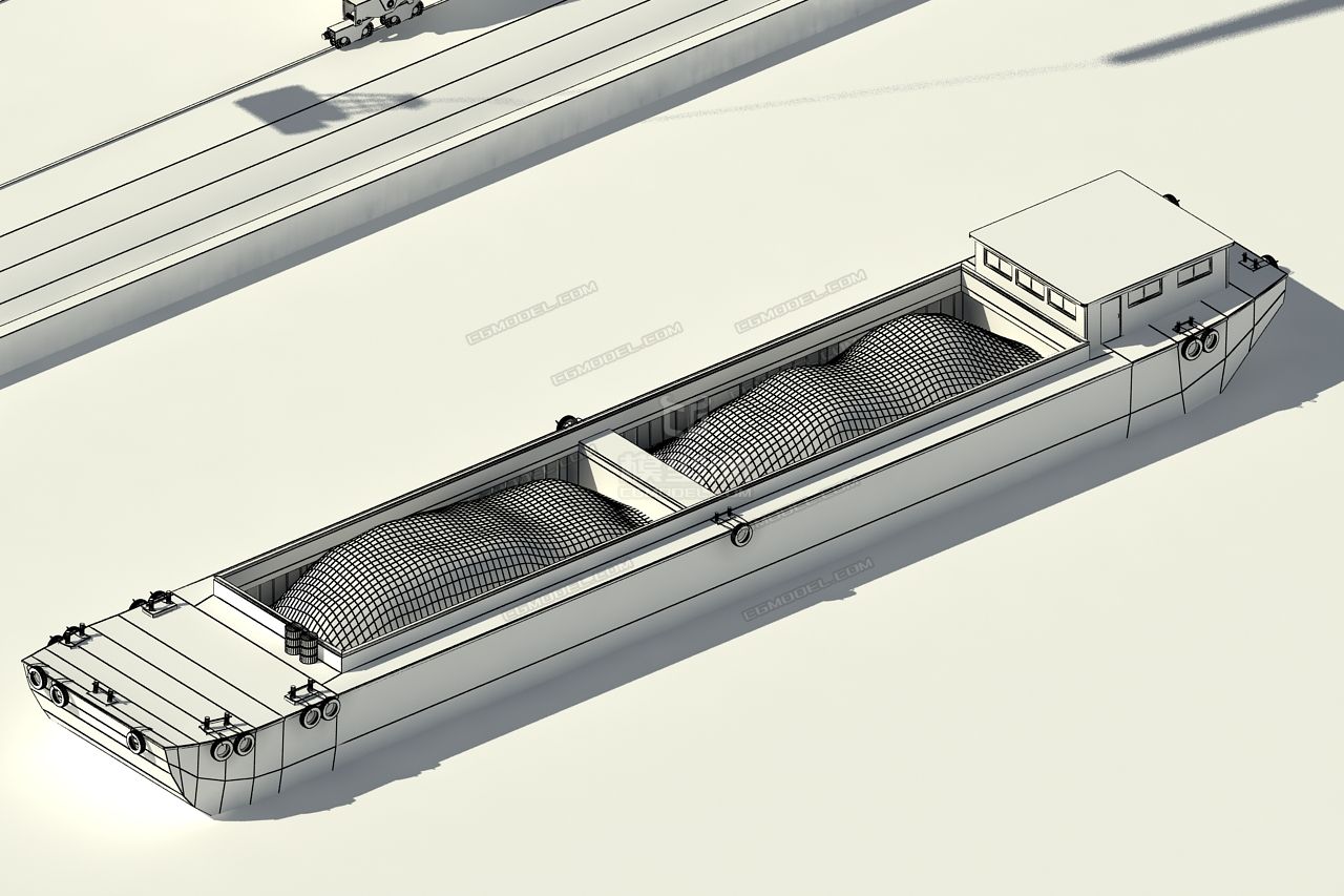 京杭运河运沙船一