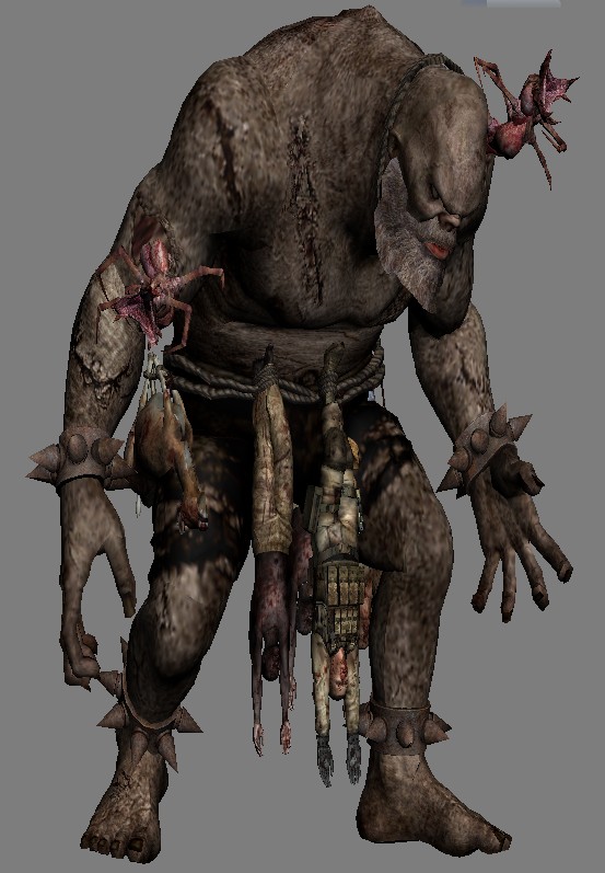 异形 男人 怪物 恐怖 古代写实