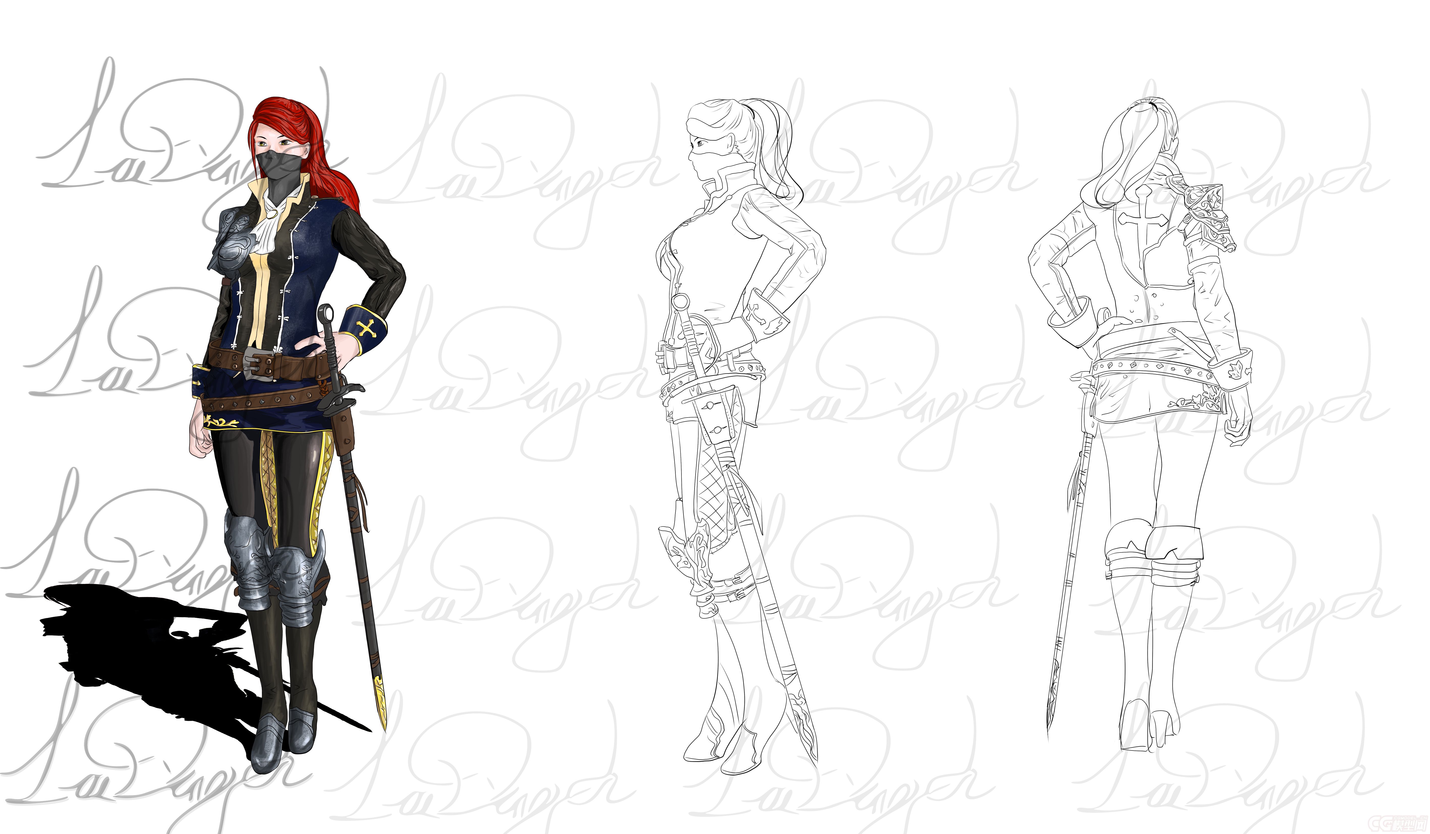 自定人设女刺客