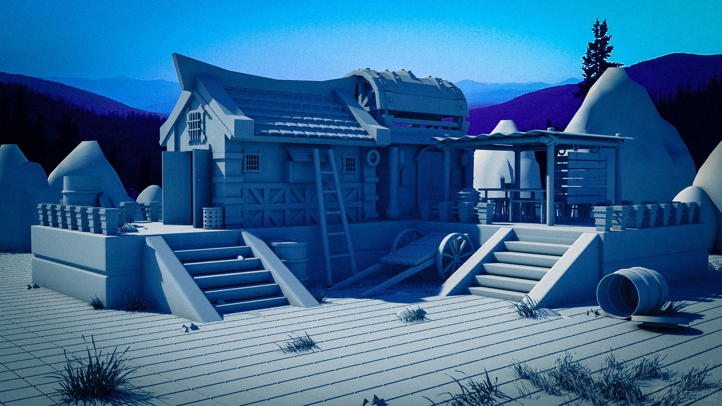 场景屋子模型源文件