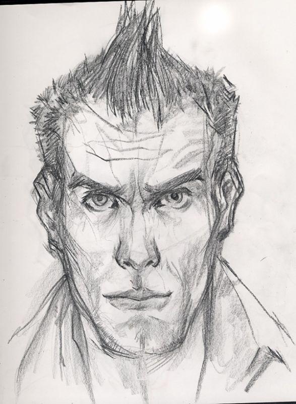 素描头像_linpenghsy作品_角色/人物/生物_cg模型网