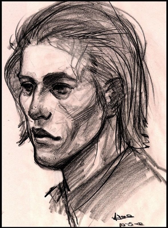 素描头像_linpenghsy作品_角色/人物/生物_cg模型网