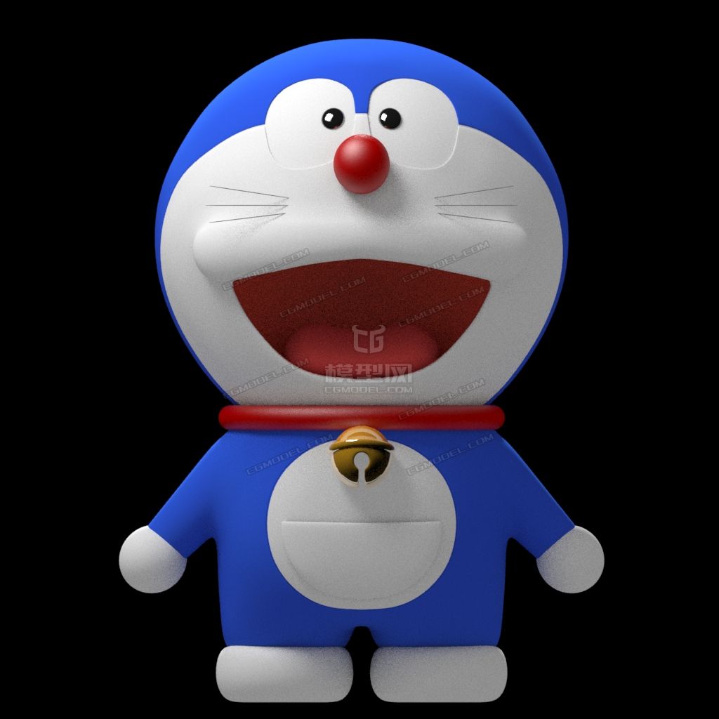 卡通角色哆啦a梦_wyb9327作品_人物机器人/机甲_cg模型网