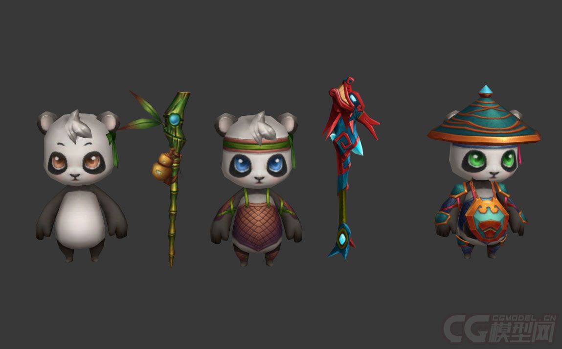 熊猫人小熊猫人武僧