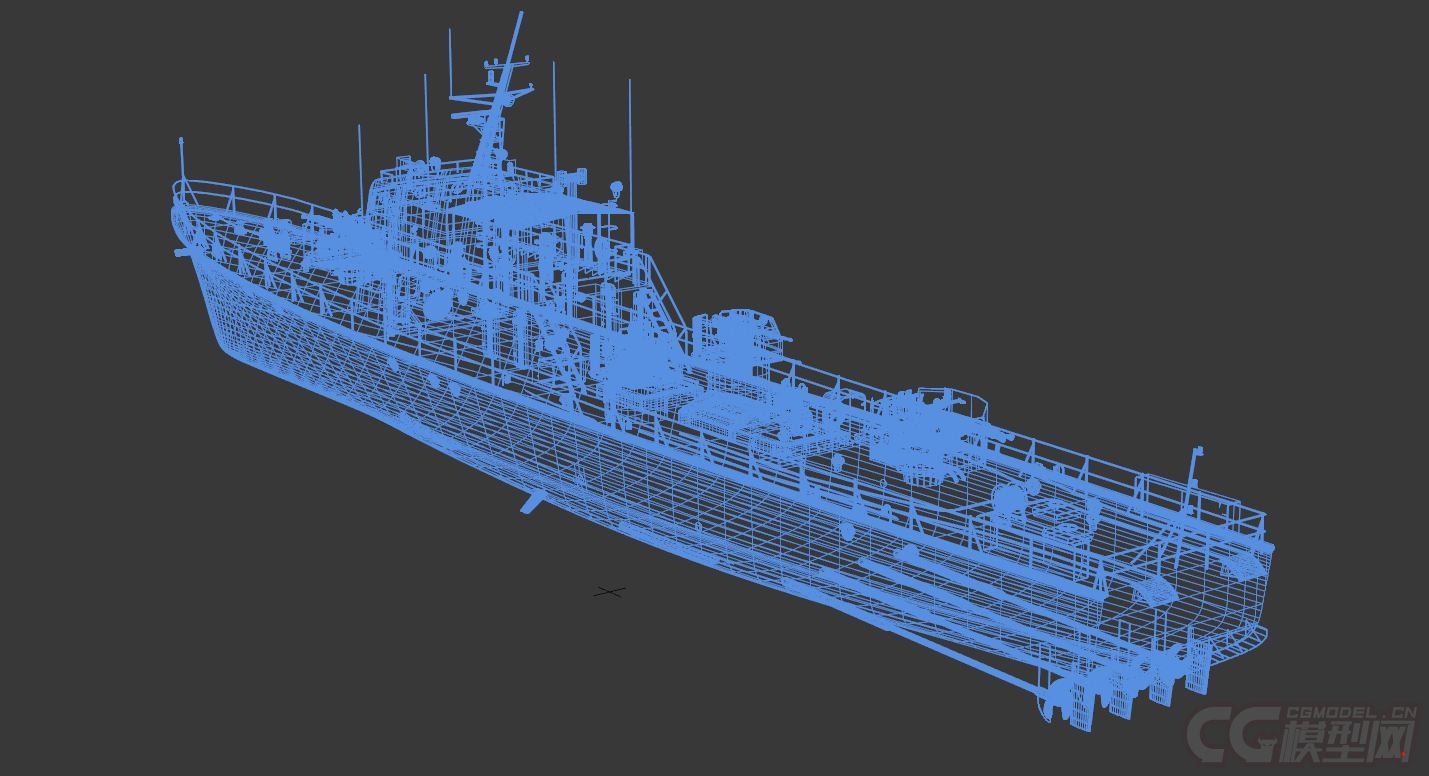 资料包为中国海军62-1型高速护卫艇模型,精度较高,可用于中国海军场景