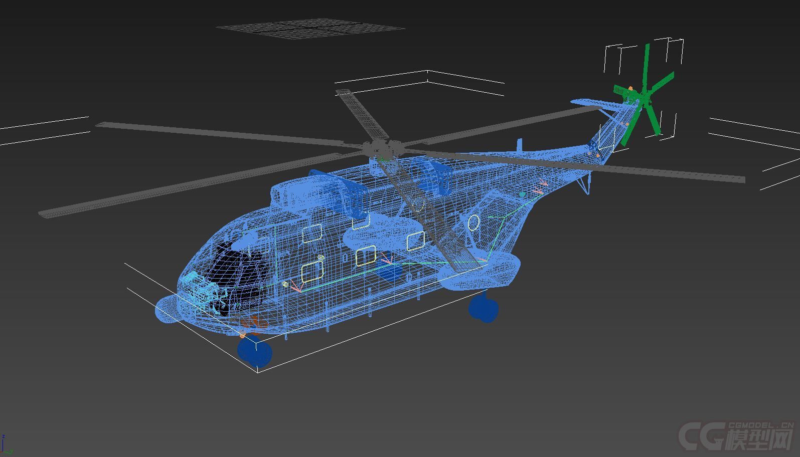 中国海军直8b型舰载直升机