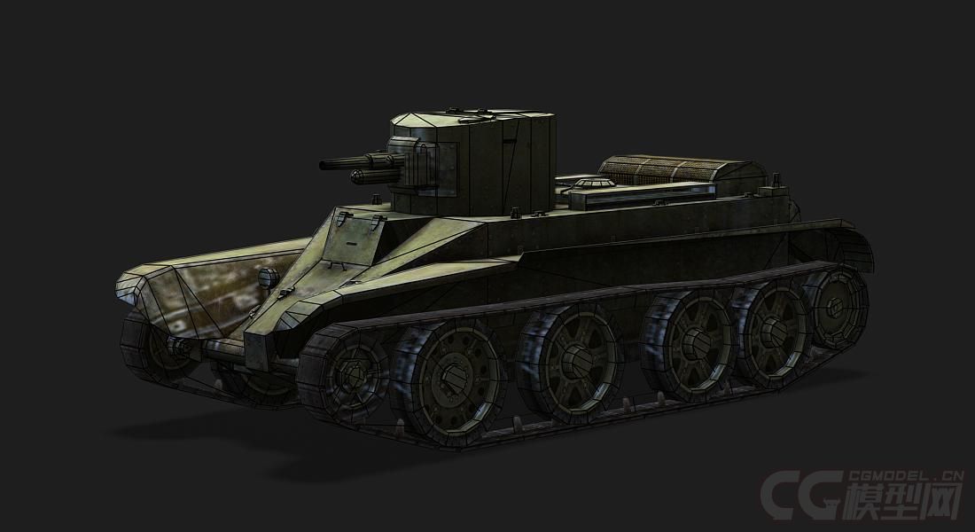 苏联 俄罗斯_bt-2轻型坦克