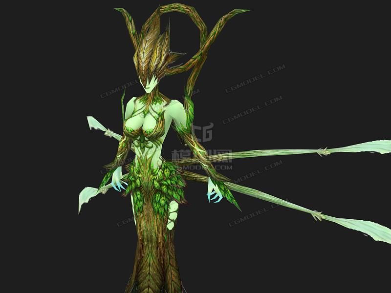 被污染的树妖树怪树精灵树妖精