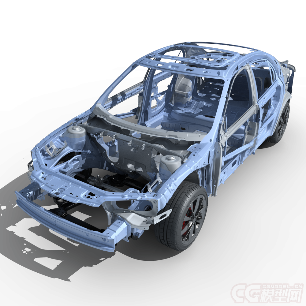 汽车骨架外壳轿车底盘框架