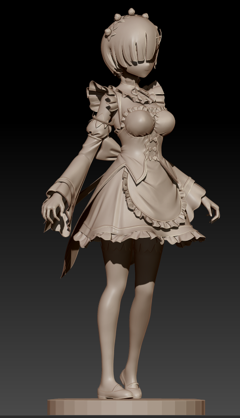 一颗蕾姆,有没有二次元宅粉一起学习zb手办模型