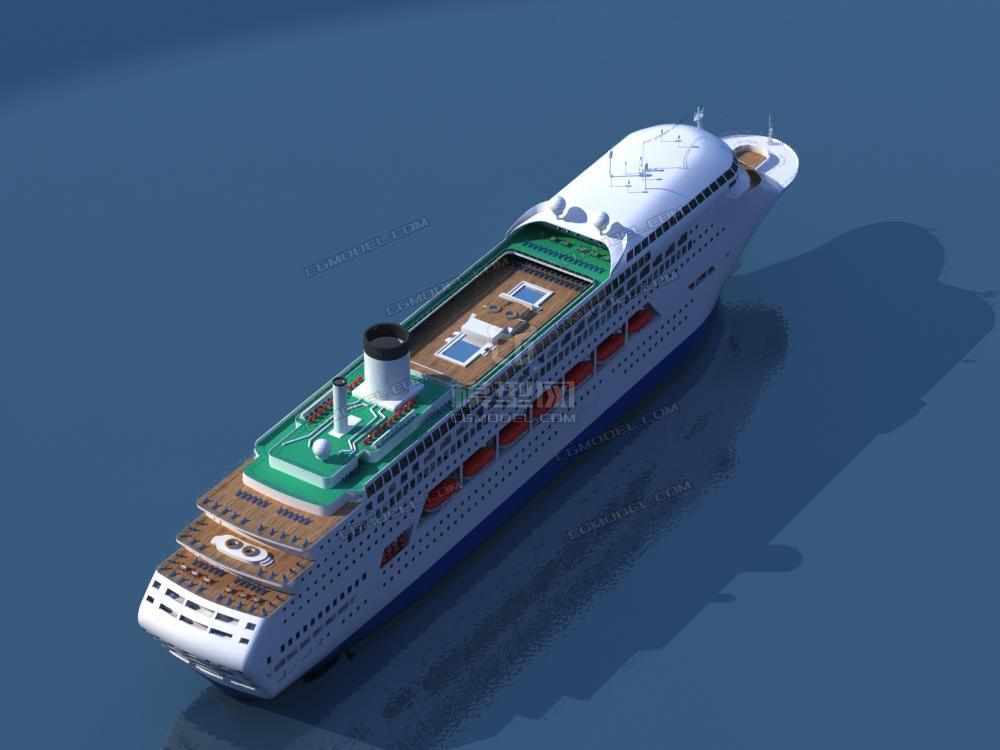影视级豪华邮轮 高模_排号猫作品_车辆人力车_cg模型网