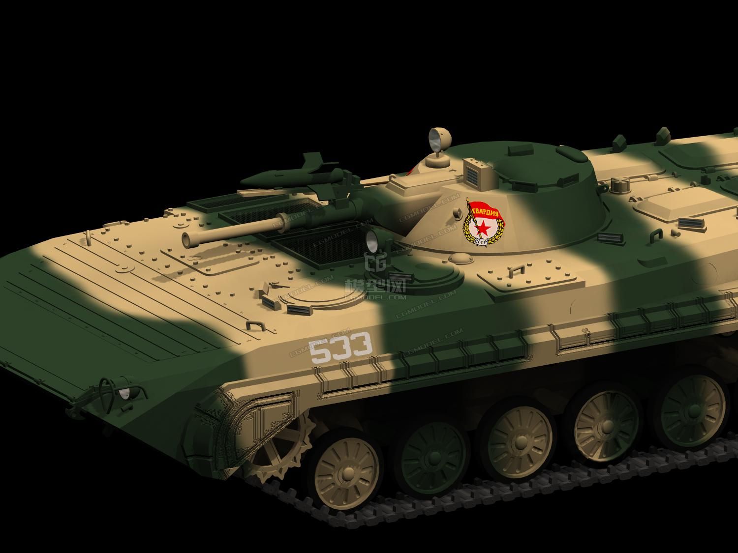 中国式装甲车辆军用坦克模型