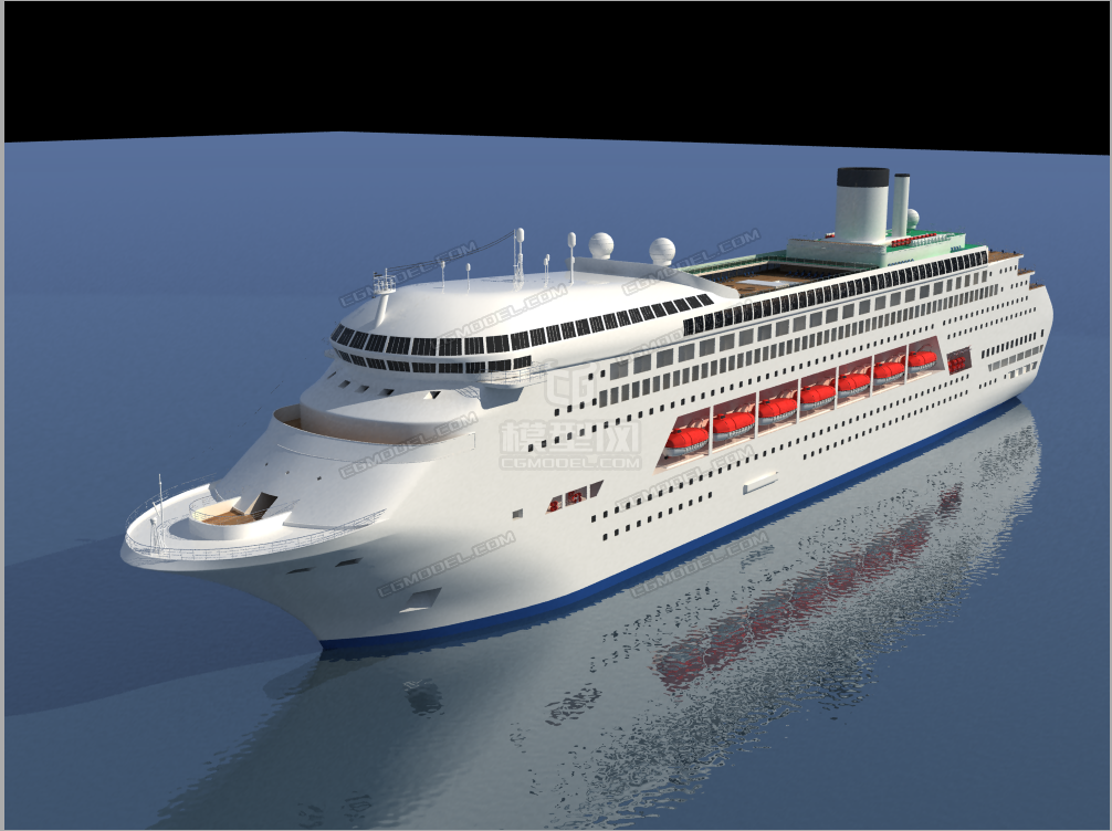 影视级豪华邮轮 高模_排号猫作品_车辆人力车_cg模型网