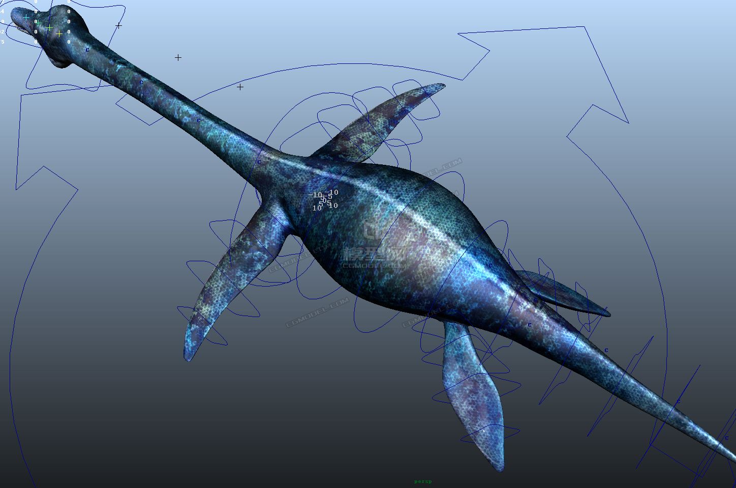 侏罗纪海底飞龙