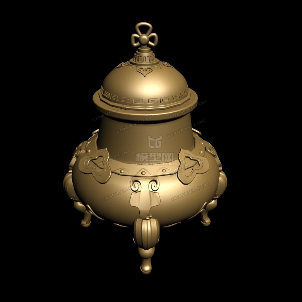 铜鼎 古鼎模型模型-古代场景模型库-模型下载-cg模型网
