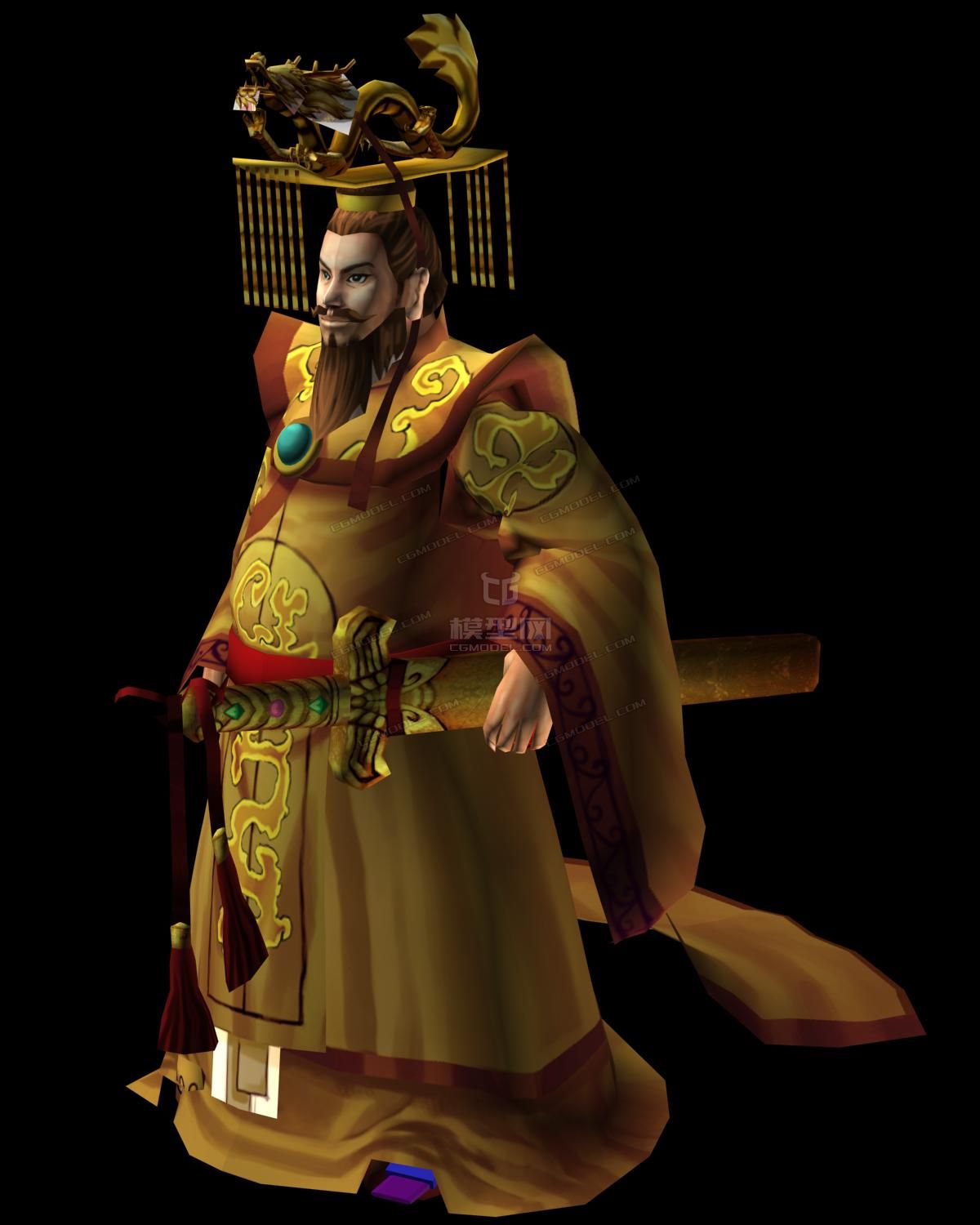 秦始皇皇上大王模型带动作