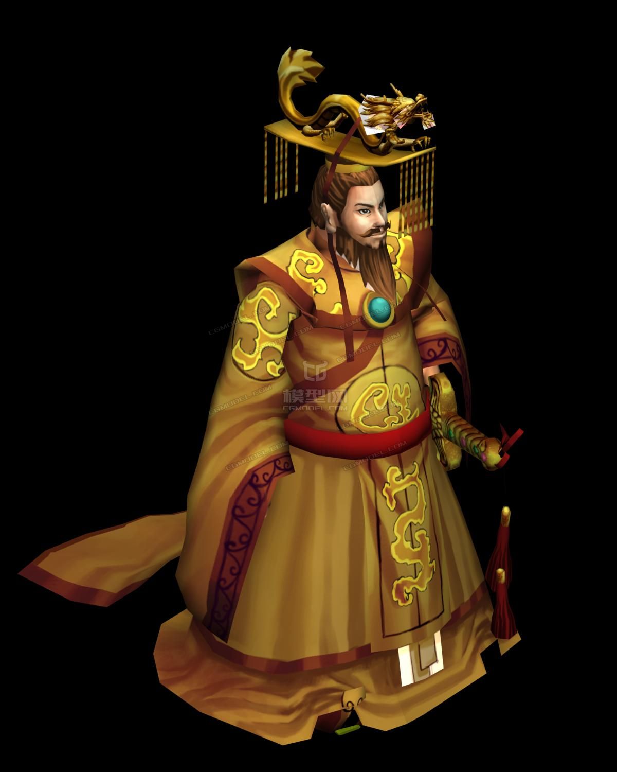 秦始皇皇上大王模型带动作