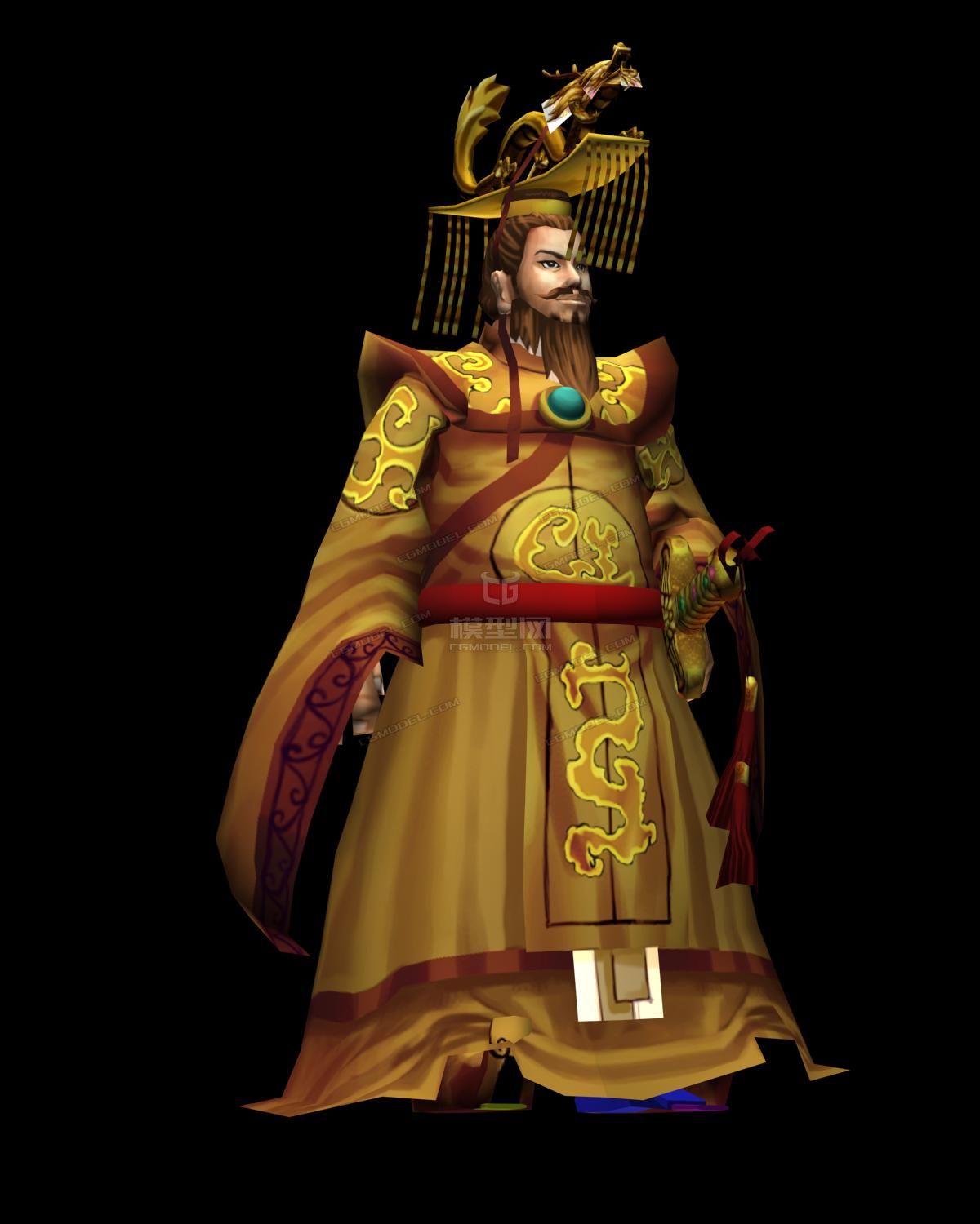 秦始皇皇上大王模型带动作