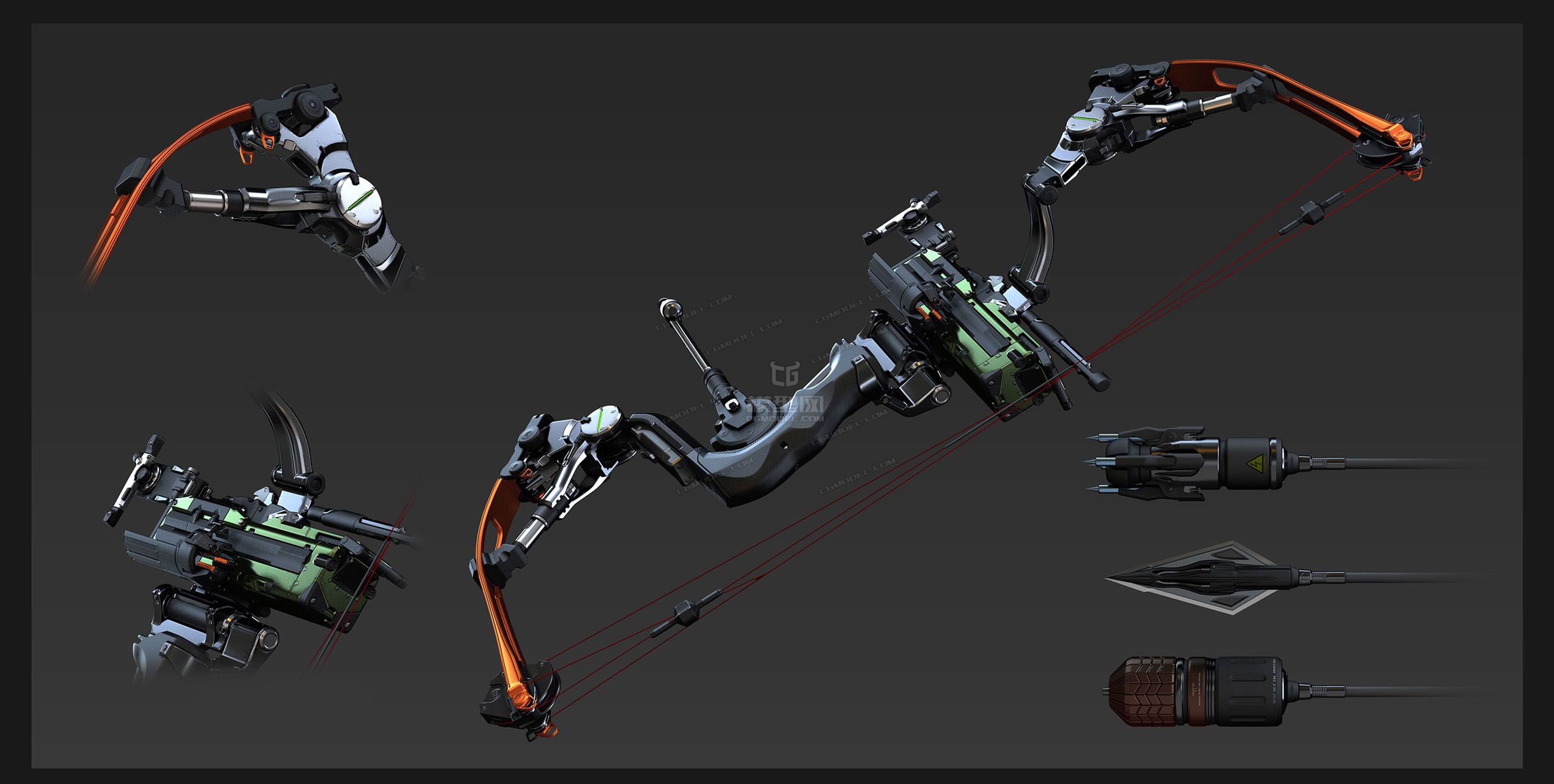 影视级复合弓 弓箭