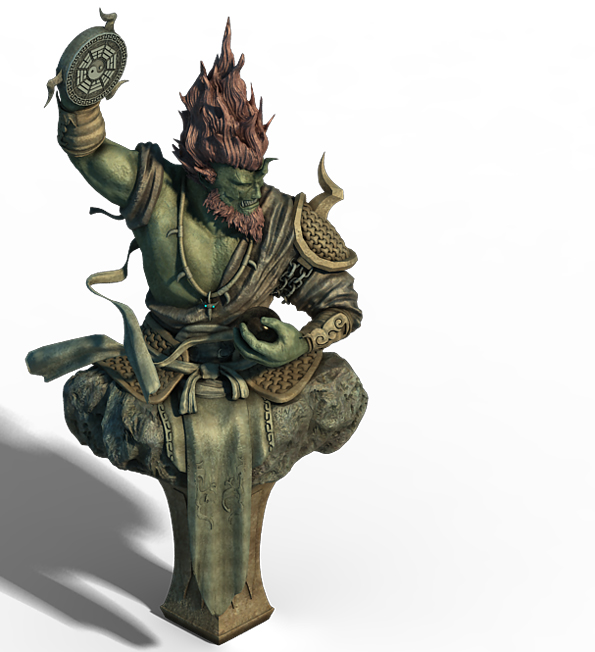 雷公雕塑,雷公,雷震子