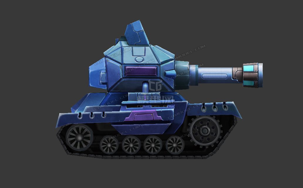 非常棒的虎式q版坦克模型(虎式,猫式坦克)