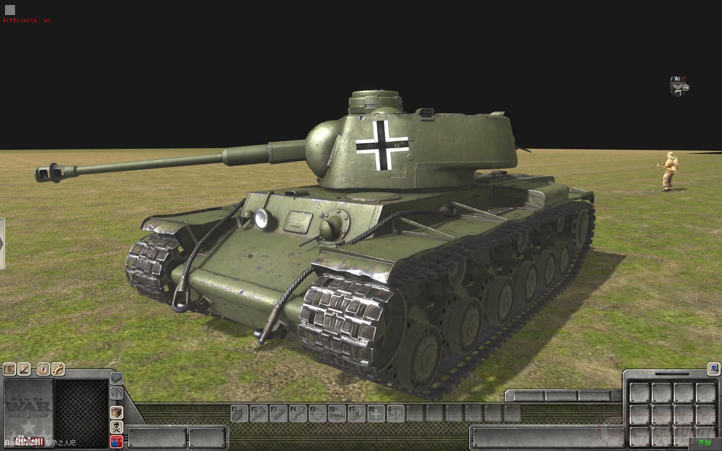 德军缴获版的kv-1b重型坦克(ojb mod)