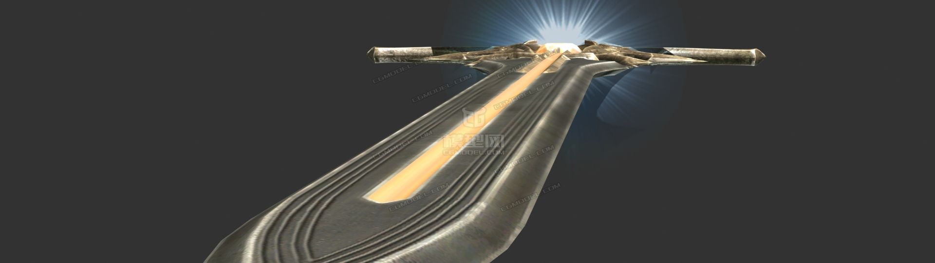 泰瑞尔之剑精致的剑有贴图特效