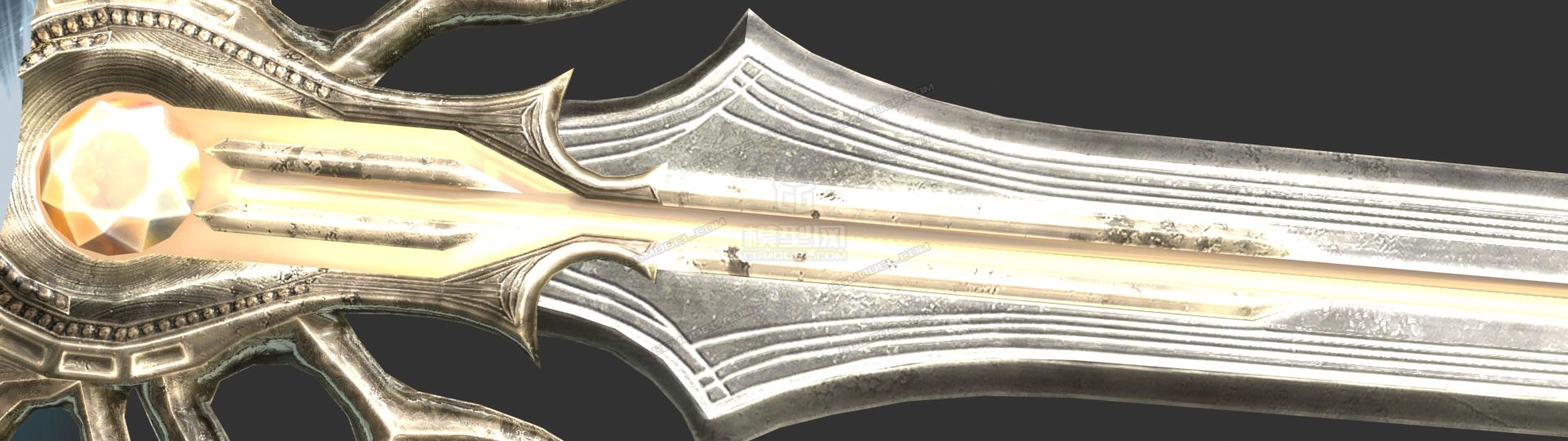泰瑞尔之剑精致的剑有贴图特效
