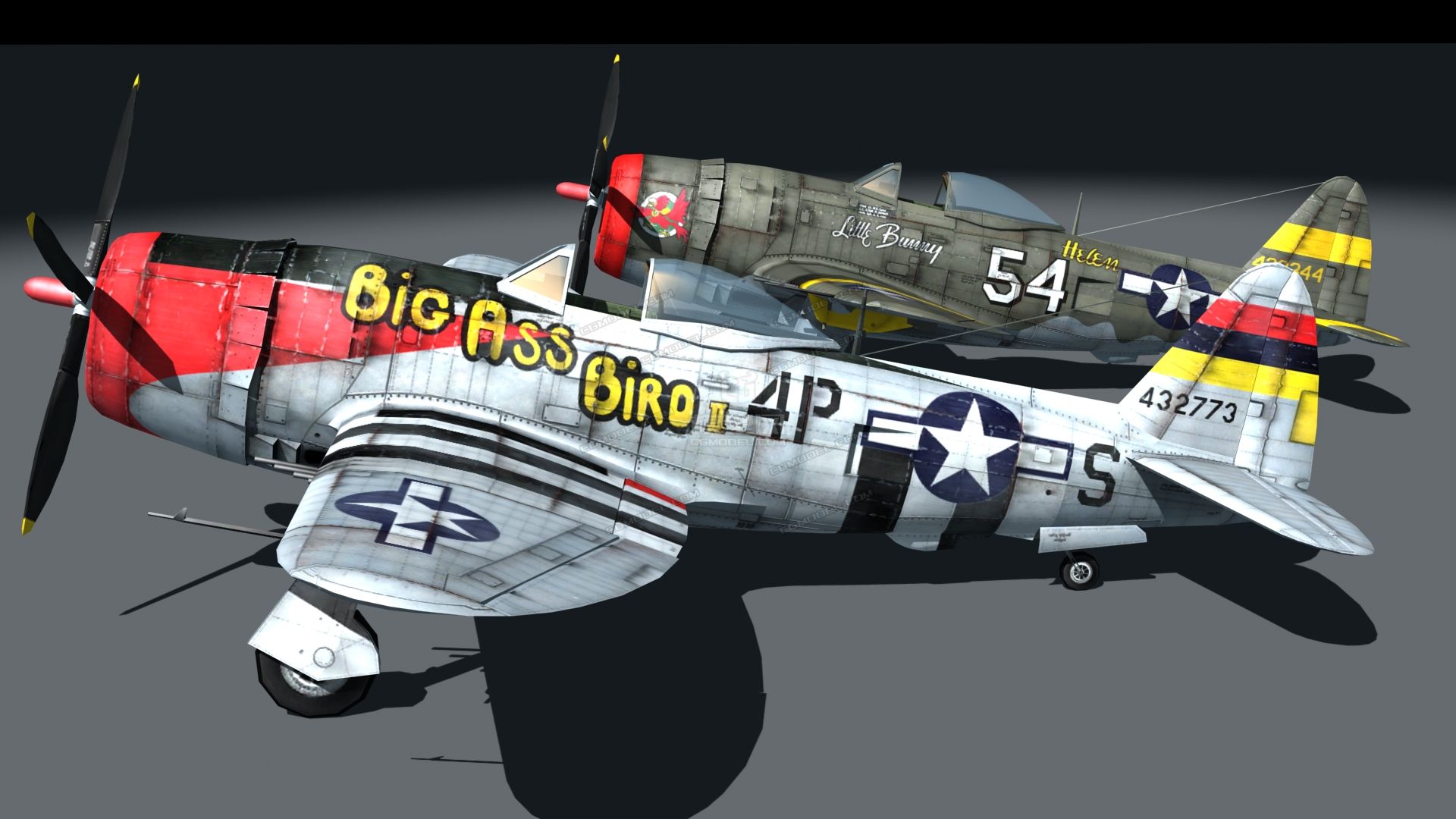 二战名机 美国p47 p