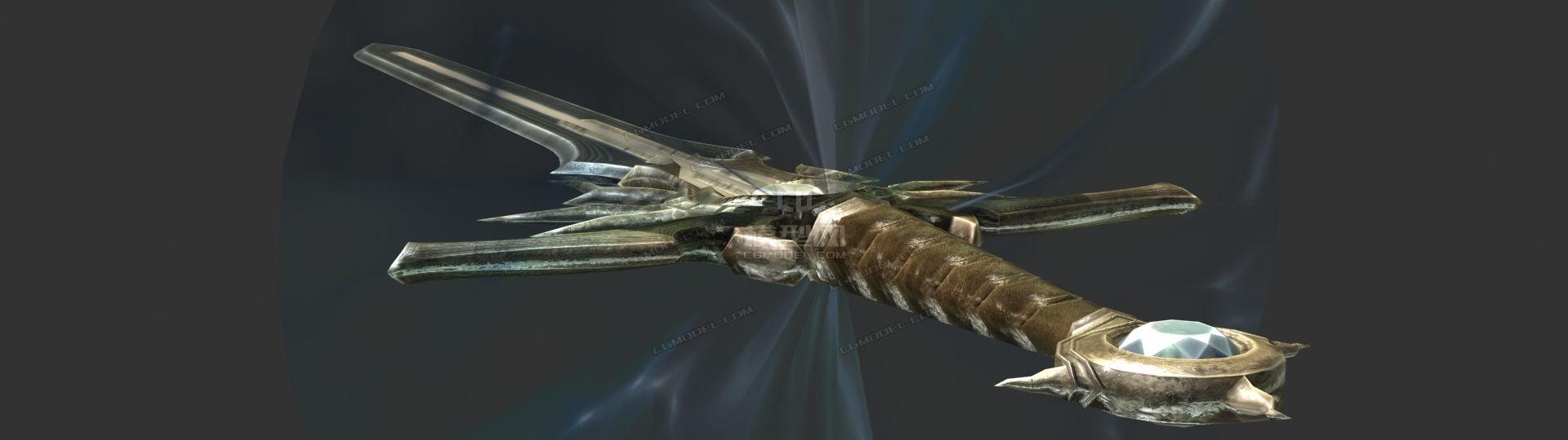 泰瑞尔之剑精致的剑有贴图特效