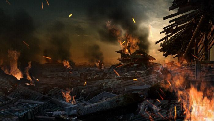 古建 战争 皇城废墟完整镜头附ae合成文件-cg模型网(cgmodel)-让设计