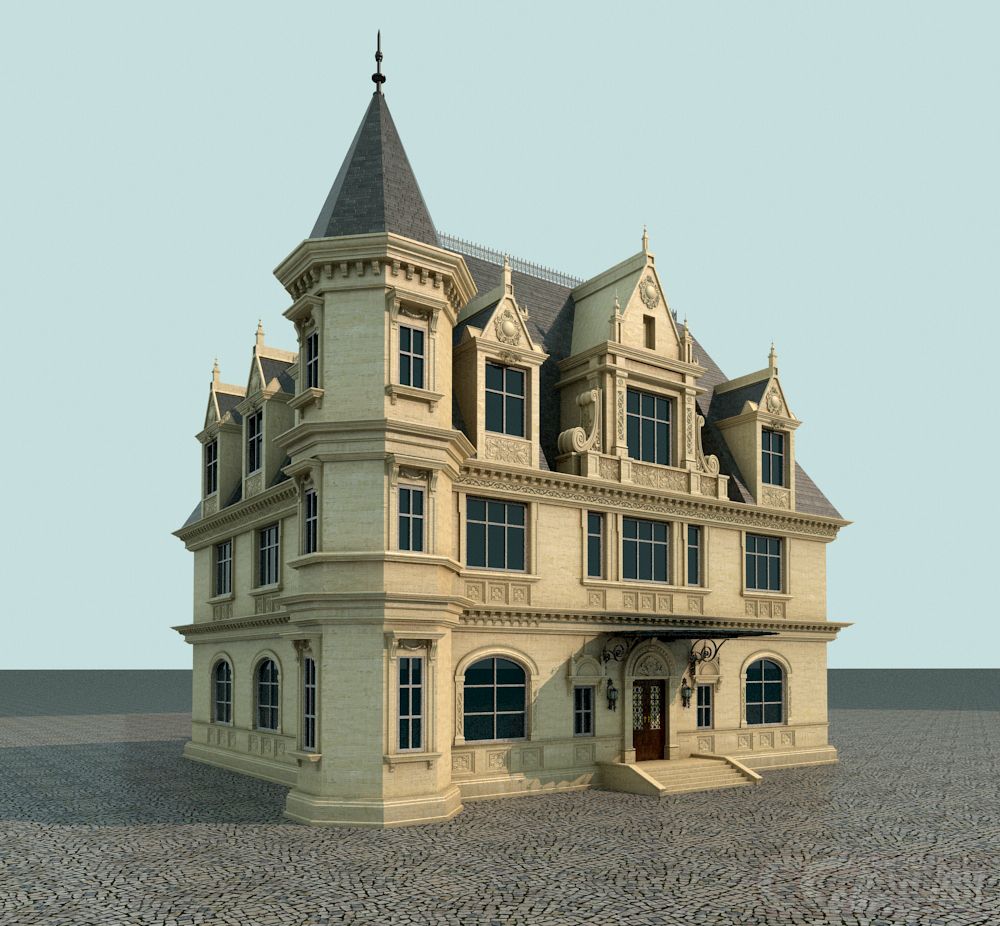 欧式建筑之九-cg模型网(cgmodel)-让设计更有价值!