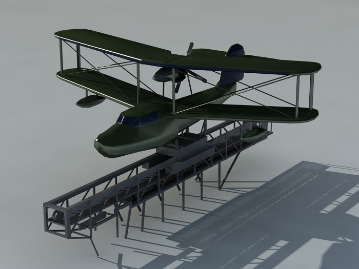 英国海军海象式水上飞机及弹射器