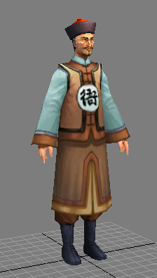 古代人物衙役模型下载