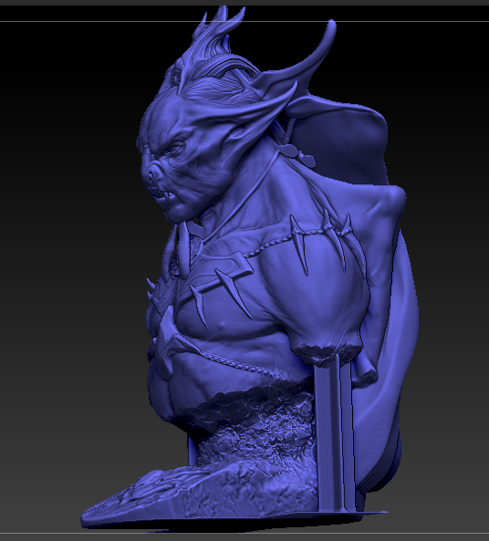 吸血鬼领主上古模型怪兽高精度模型